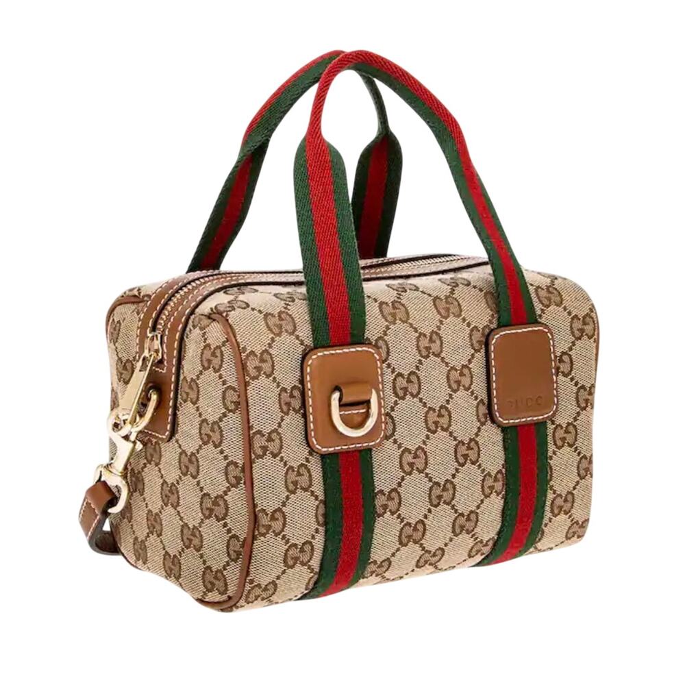 Gucci GG Brown with Ophidia Strap Boston NWT - Picture 3 of 3